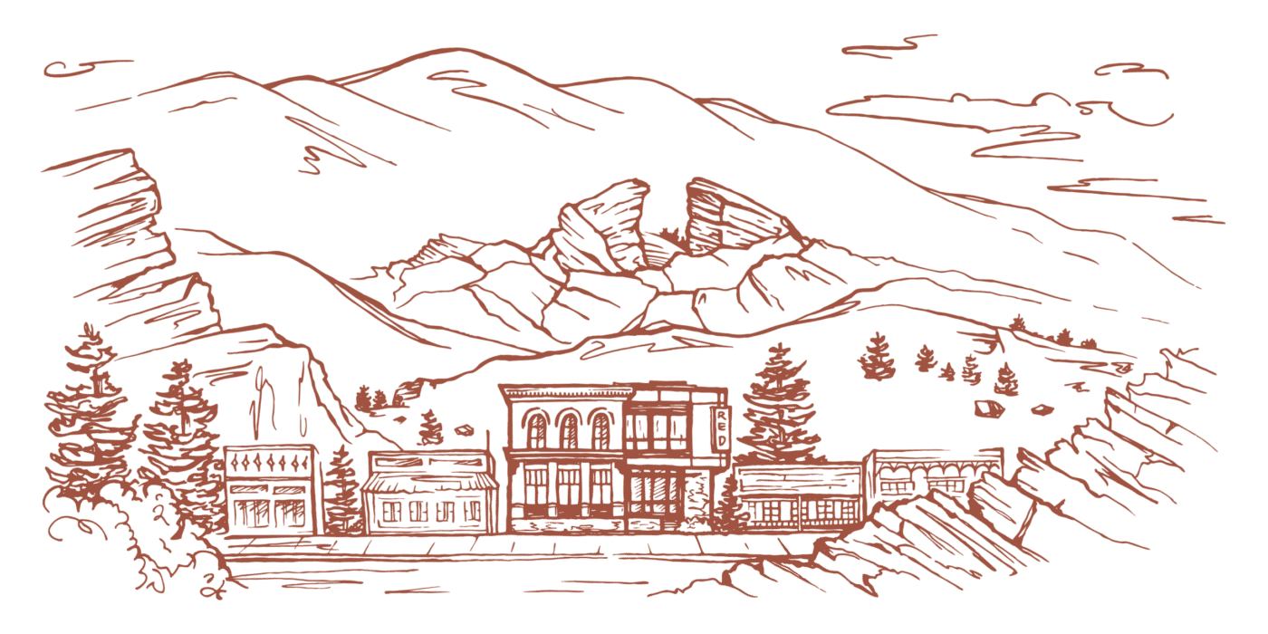Red Hotel Landscape